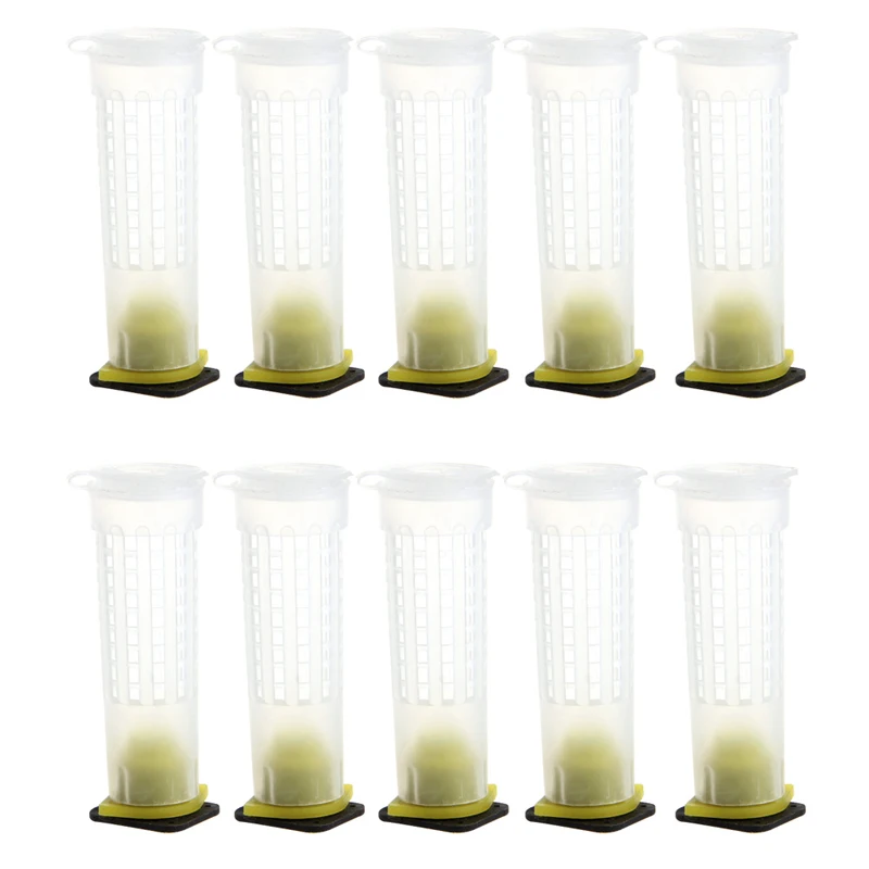 10x Пчеловодство Rearing Cup Kit Bee queen клетки роликовое оборудование для пчеловодов инструмент N1HA