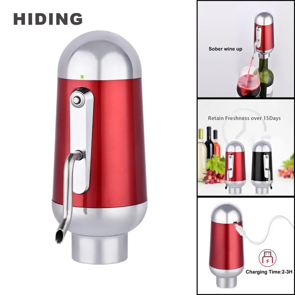 

Electric wine pourer, Smart Wine Decanter Automatic Red Wine Pourer Aerator Decanter Dispenser Wine Tools Bar Accessories