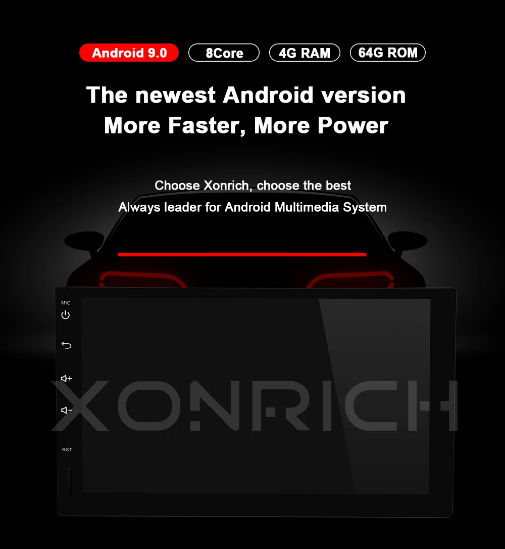 Clearance IPS DSP 4G RAM 64G Qcta Core 2 Din Android 9.0 Car Radio Universal Multimedia NO DVD player GPS NavigationStereo Audio Head unit 4