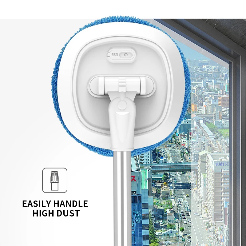 Smart glass cleaning robot wireless electric retractable cleaner for mopping ceiling doors and windows - Famidy.com