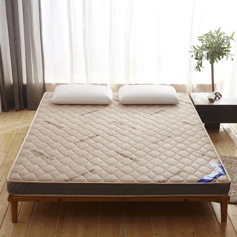 VESCOVO Knitted Cotton Mattress 180*200 Double Foldable Tatami Floor Mats Student Dormitory Bed Topper mattress topper sleep mattress