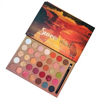 

Makeup set 35 Colors Glitter Eyeshadow Palette Pressed Eyeshadow Pallete Nude Color Pigment Matte Shimmer long lastin Eye Shadow