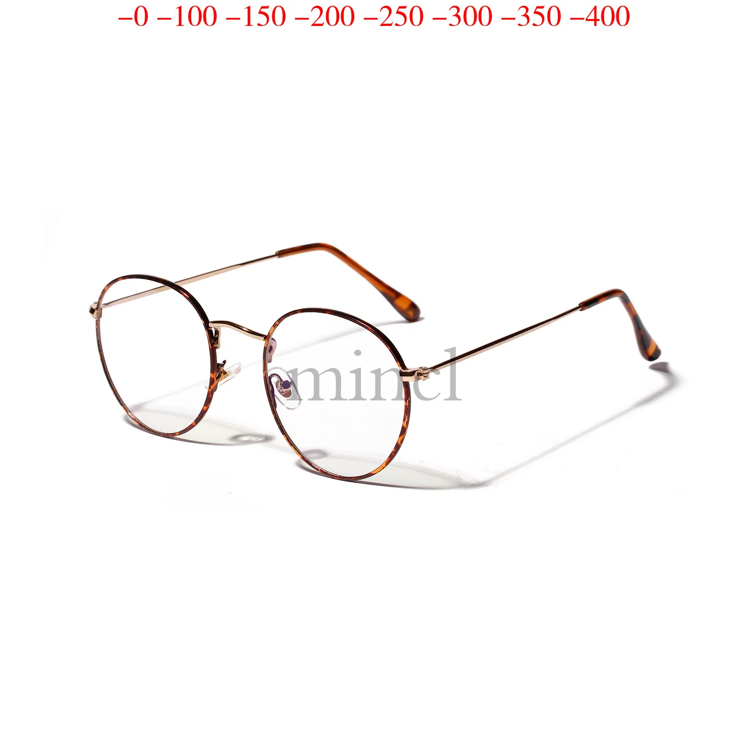 

Sun Photochromic Finished Myopia eyewear With Degree Optical Eye Glasses Frames For Women Men Round Eyeglasses Degree UV400 NX