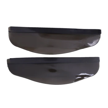 

Universal Flexible PVC Car Rear-view Mirror Rain Shade Rainproof Blades Car Back Mirror Eyebrow Rain Cover, Black