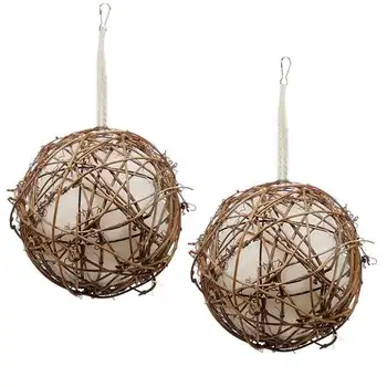 

Promotion! 2 Pieces of Bird Nesting Material Rack, Can Be Filled with Cotton Ball Bird Nesting Station (Large)