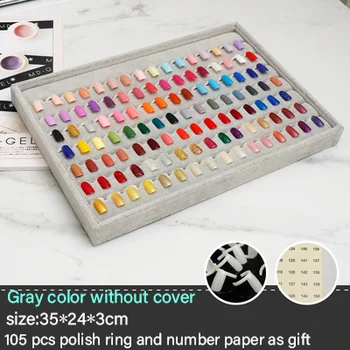 

DropShipping Nail Gel Polish Display Card Book Color Board Chart Nail Art Salon Manicure Tools Nail Art show Tools storage box