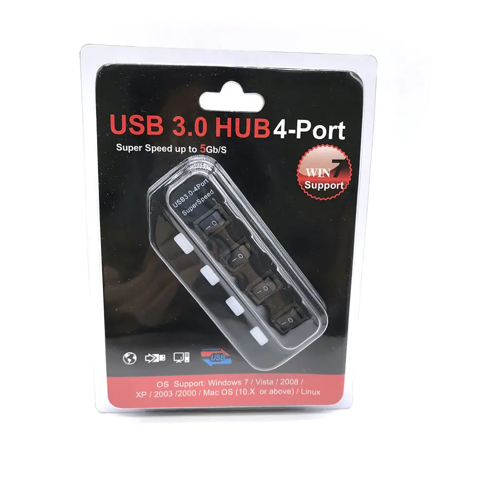 5 Гбит/с type-C 4 порта USB3.0 зарядное устройство мульти-порты USB наружное настенное зарядное устройство для путешествий настольное зарядное устройство для ПК