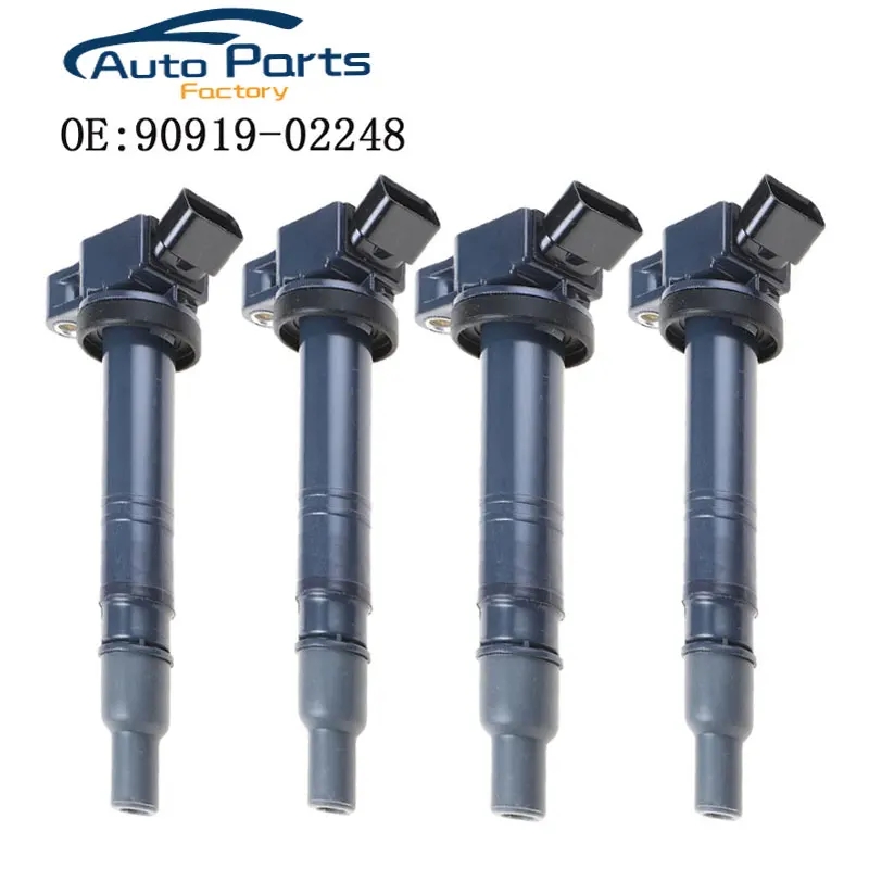 Новая катушка зажигания для Toyota Tacoma Tundra Scion xB Lexus ISF GSF 90919-02248 9091902248 90919-T2008 90919T2008 4 шт.