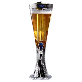 

1.5L 3L Beer Dispenser Machine Barrel Control Valve with Handle Party Ice Liquid Drinking Bar Club Tools Glowing Tower Container