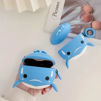 

whale animal headset Case For Sony WF-1000XM3 TWS case funny cartoon pattern silicon Case For Sony WF 1000XM3 Earphone Cover