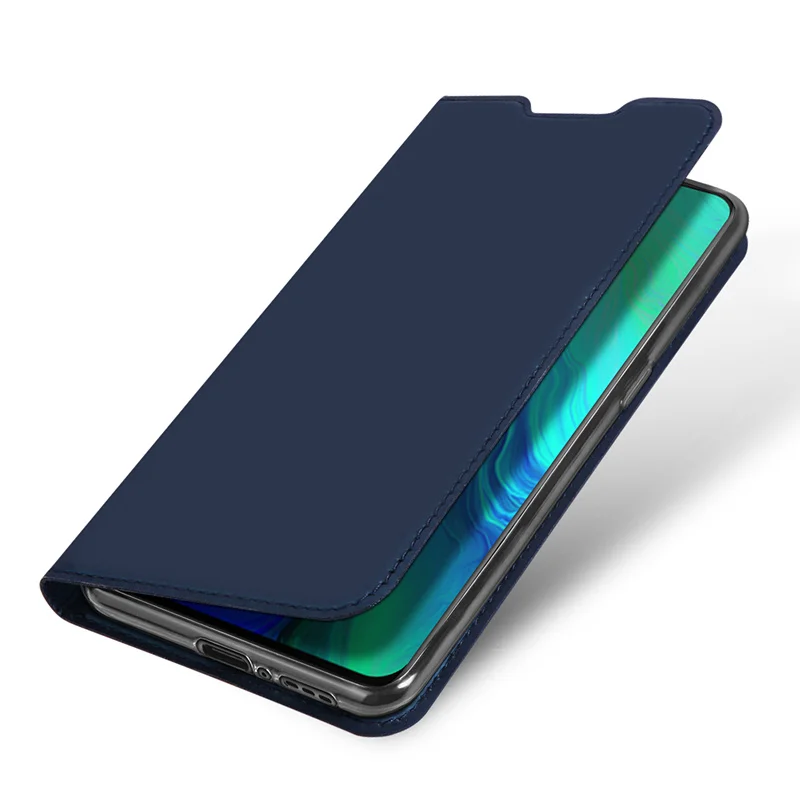 Для LG G8 чехол ThinQ чехол из мягкой искусственной кожи с карманом для карт флип-подставка для LG V50 ThinQ чехол для телефона - Цвет: Синий