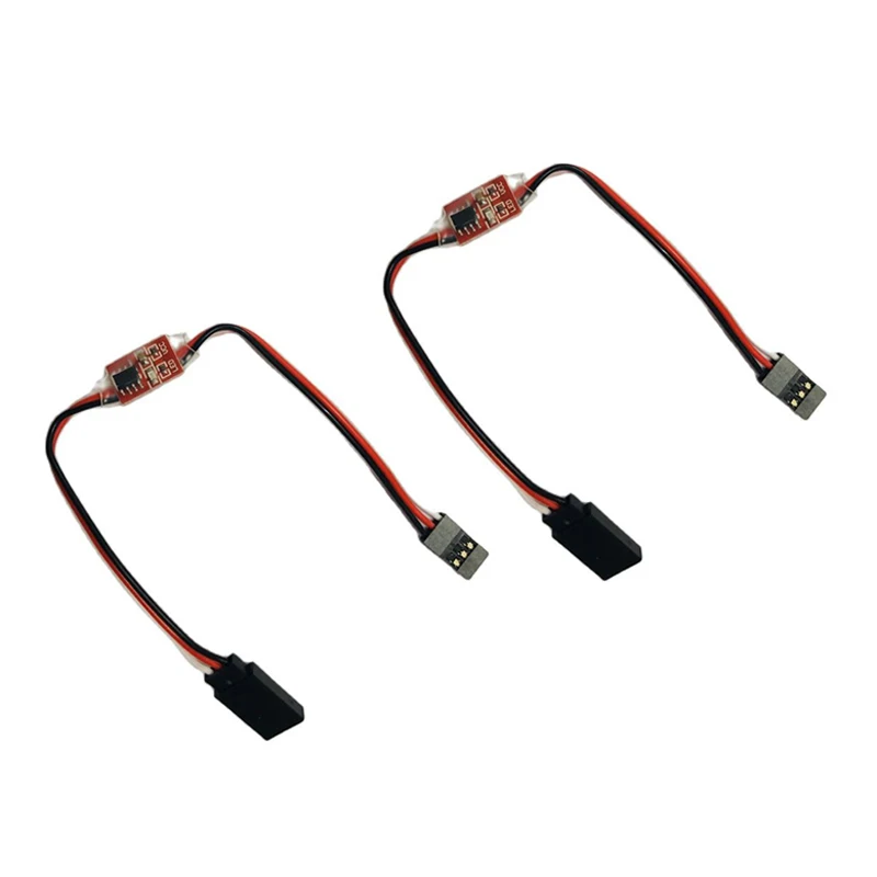 2PCS 5-6V Steel Ring Gear Servo Slow Reducer Delay Module Speed Reducer Decelerator for RC Model Landing Cabin Door Wing Flap
