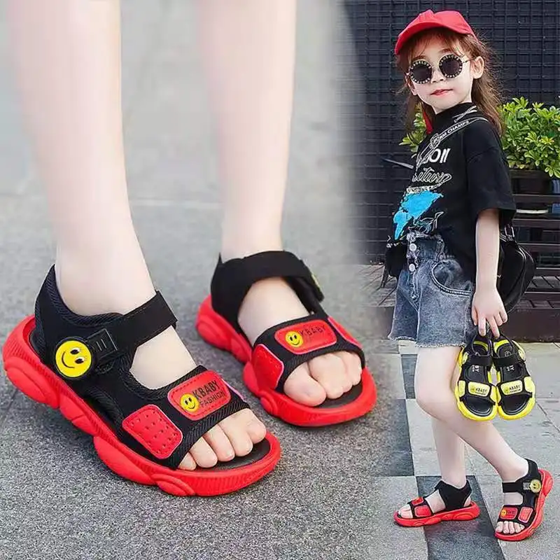 2021 Children's Summer Boys Leather Sandals Baby Flat Children Beach Shoes Kids Sports Soft Non-slip Casual Toddler Sandals B841 sports bowling in children a toy suit indoor toys puzzle unisex plastic direct selling 2021