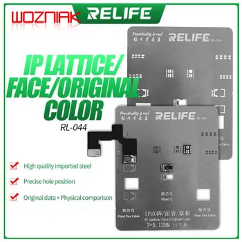 

RELIFE RL-044 For iPhone X XS MAX XR 11Pro MAX Dot Matrix Face ID LCD Screen Cable Tin Template BGA Reball Stencil