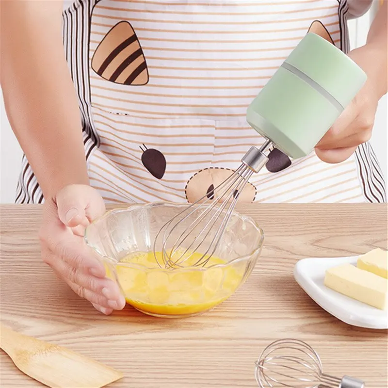 Electric Hand Mixer Battery Operated 20W Mini Lightweight Portable Drink  Mixer Foam Maker Blender for Cake Butter Baking Cooking - AliExpress