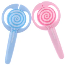 Мини детские ножницы с круглой головкой леденец стиль бумаги резка Kawaii канцелярские принадлежности ремесло ножницы инструменты детский сад Медицинский Набор