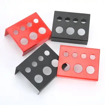 

4pcs 7 Holes Pigment Container Stand, Stainless Steel Tattoo Ink Cup Makeup Holder Eyebrow Tattoo Pigment Organizer Ink Cup Hold