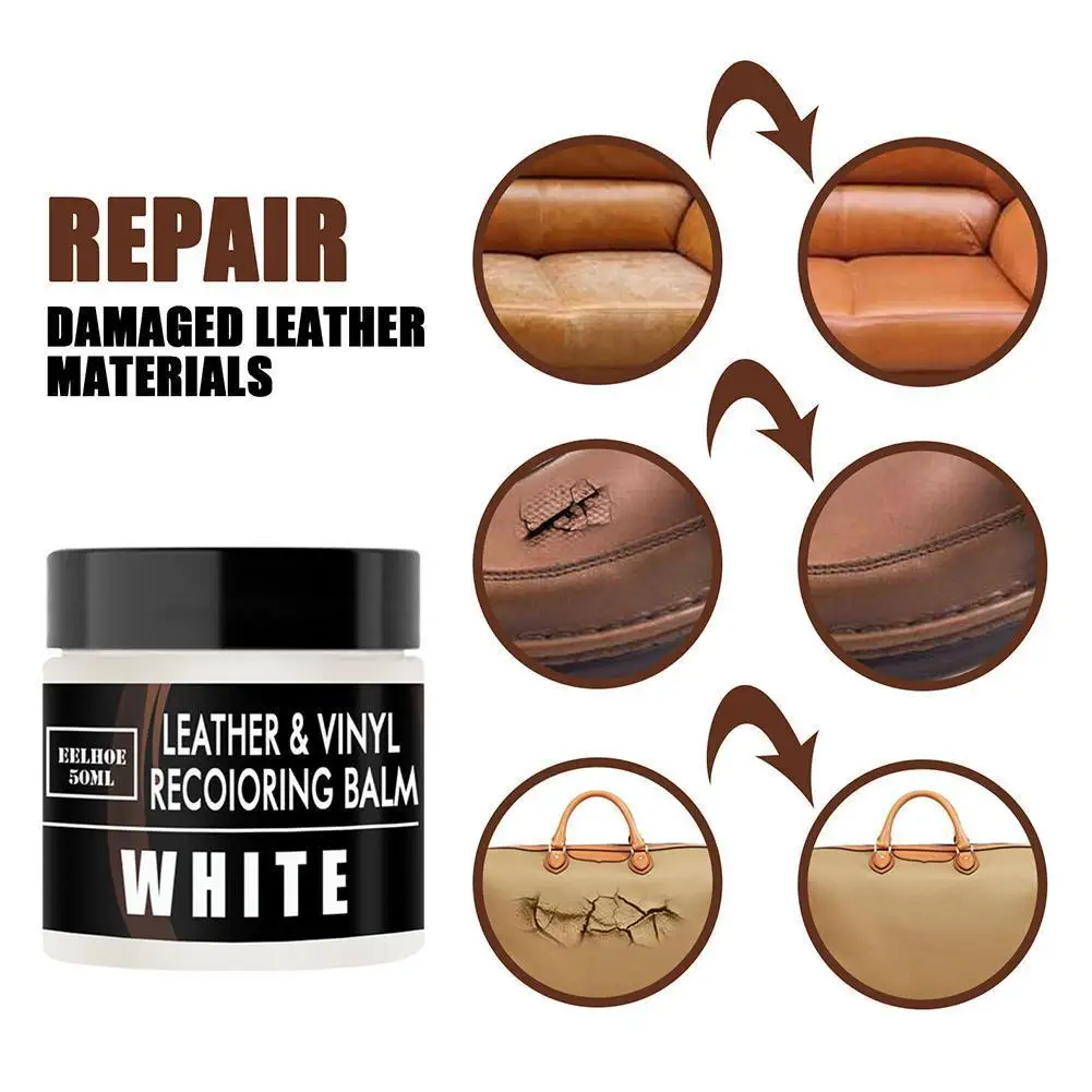 Leather Vinyl Repair Filler Compound Cream Leather Restoration Cracks Sofa Leather Seat Repair Cream Auto Car Seat Clean turtle wax ice