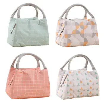 

Reusable Picnic Insulated Lunch Bag Outdoor Thicken Insulation Cold Bag Handbag Lunchbox Storage Bag Sundries Bag Shopping Bag