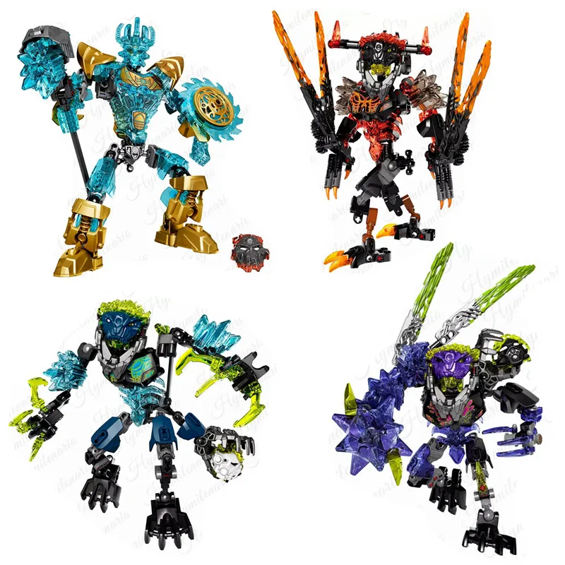 2019 Hero Factory Bionicle Ekimu маска создатель Storm Beast Quake робот солдат строительные блоки
