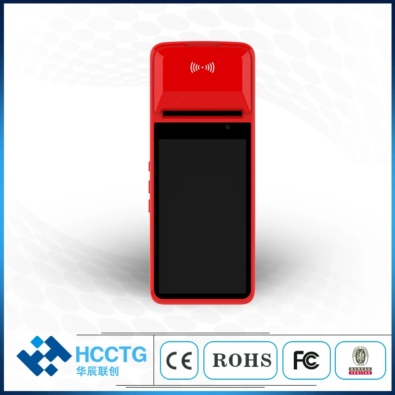 Высокая скорость все в одном 3g 4G wifi Bluetooth беспроводной NFC смарт ручной Android POS терминал с принтером SDK R330