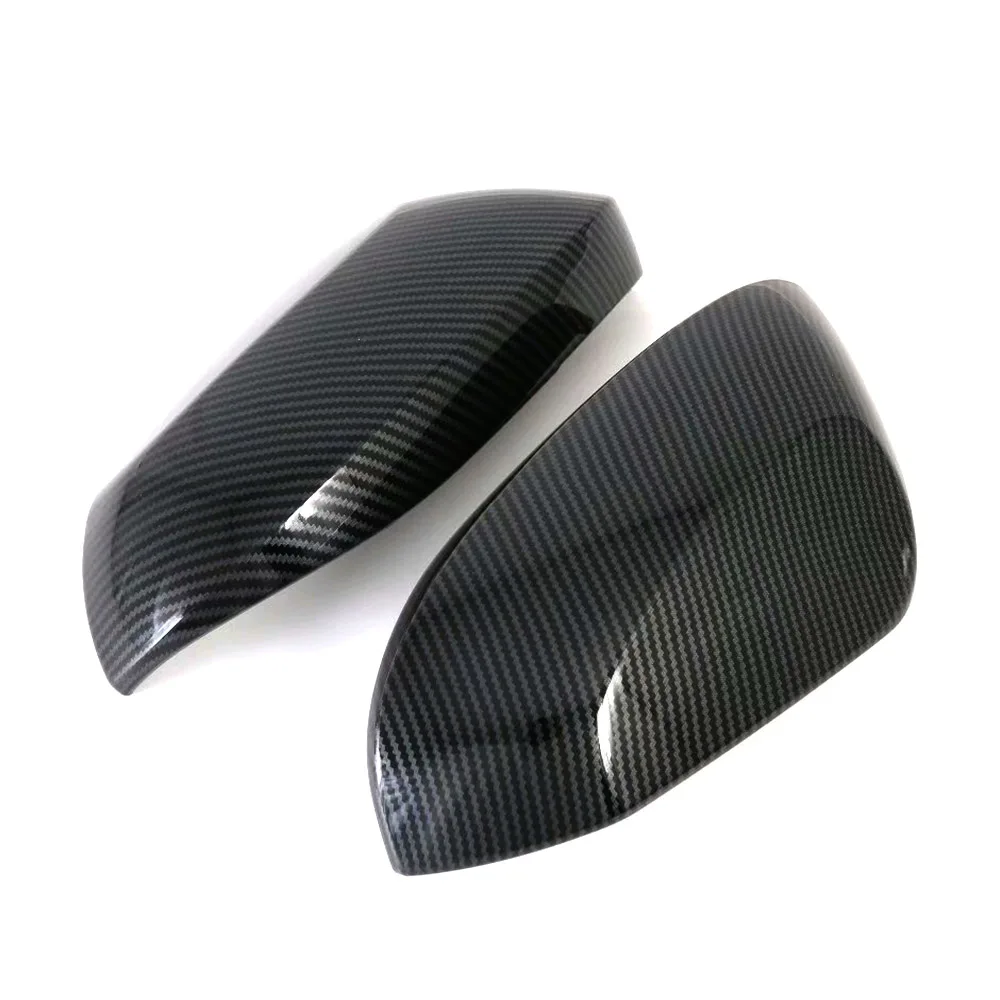 

JEAZEA 2Pcs Carbon Fiber Plastic Side Rearview Back Mirror Cover Cap Trim Shell Sticker Fit for Toyota Corolla 2019