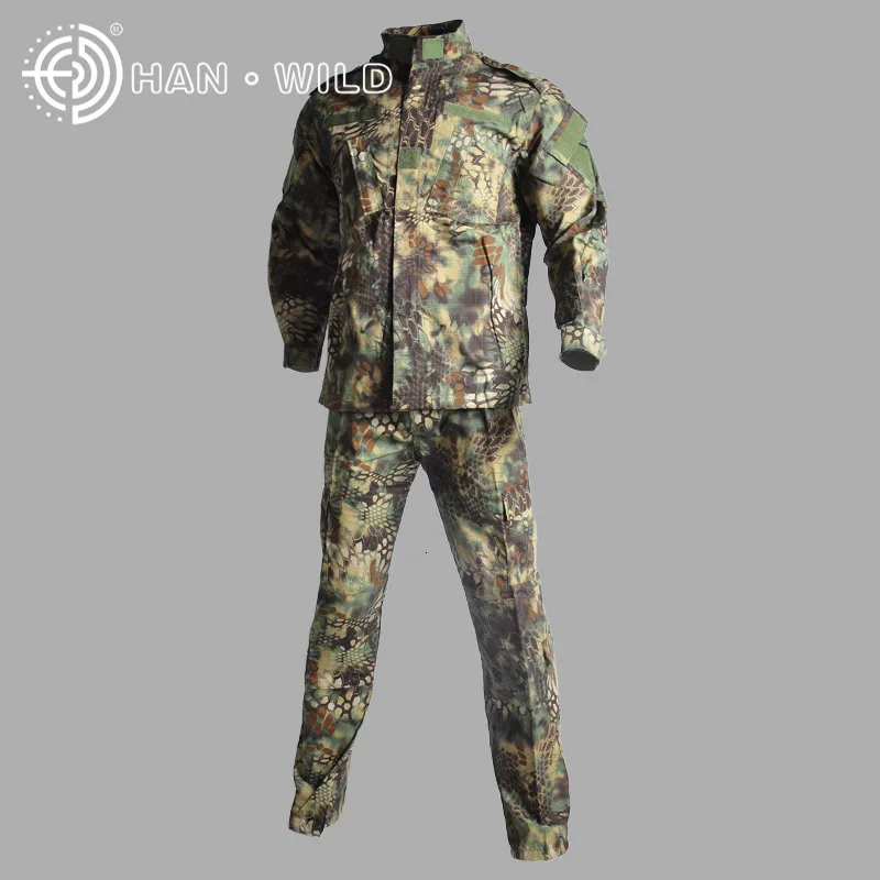 Men Army Camouflage Tactical Military Uniform Women Hunt Jacket Tatico Pants Combat Clothes Militar Outfit Airsoft Training Suit - Цвет: 12