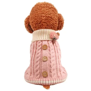 

Winter Dog Warm Sweater Puppy Clothes Small Dog Chihuahua Knitting Crochet Party Cloth Dog Sweater Decoration Pet Supplies