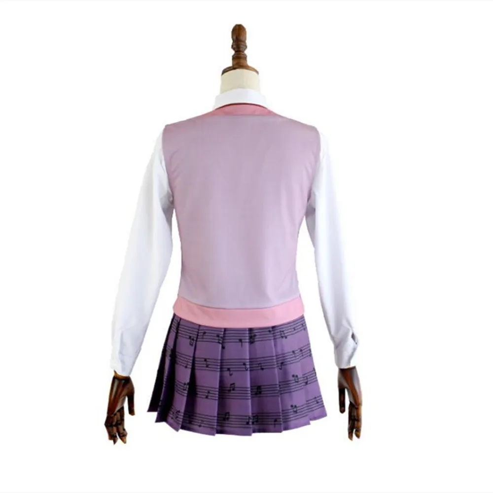 Anime Danganronpa Kaede Akamatsu Dress Uniforms Set Cosplay Costumes