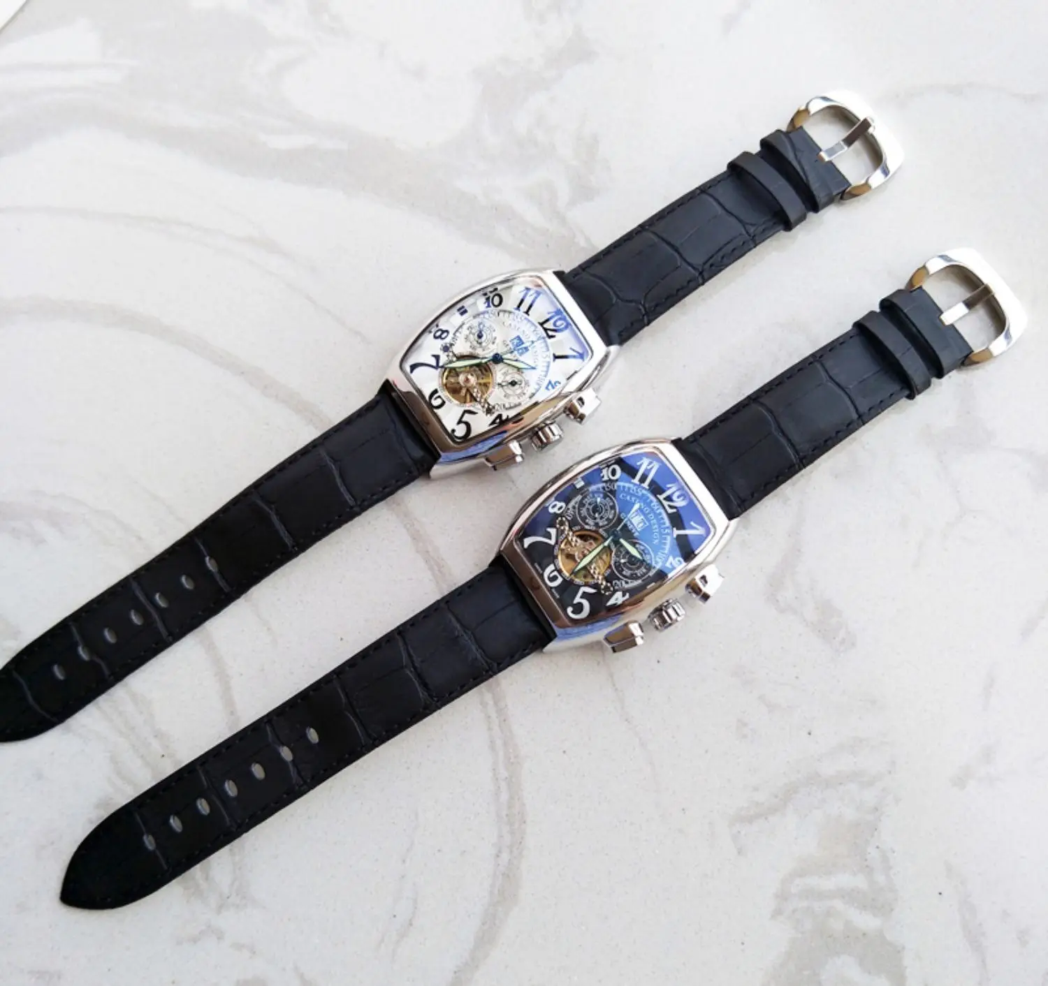 Frank Miller Top Brand Luxury Men's Watch FM Tourbillon Automatic\u0026quartz  Watch Men Waterproof Business Mechanical Wristwatch|Mechanical Watches| -  AliExpress