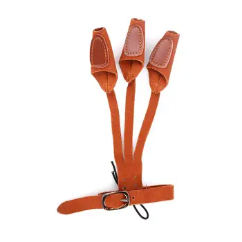 

Soft Bow Glove Archery Glove Brown Protection Finger Outdoor Gadget Shooting Arrow Accessories Bow Arrow Finger Beginner Tools