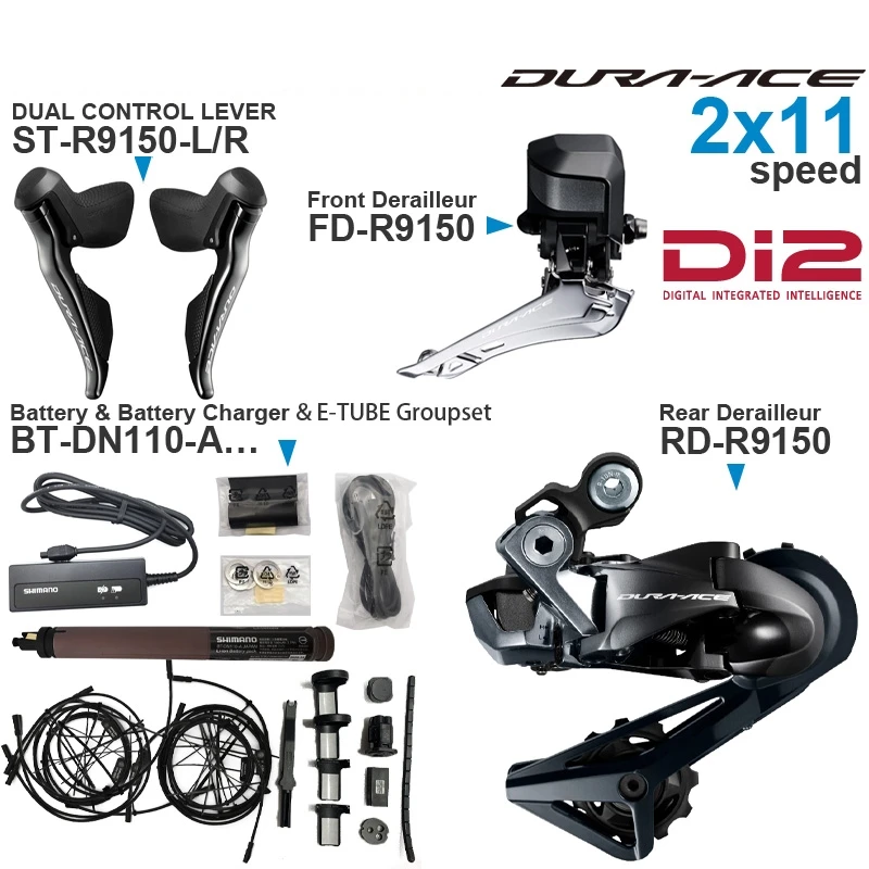Dura Ace R9150 Di2 Groupset 11 Speed Dura Ace 9100 Di2 Ace R9150