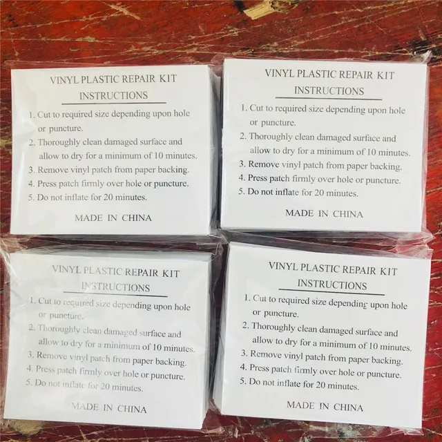 10Db Úszó Javító Készlet Pvc Punkciós Tapasz Ragasztó Ragasztófújható Játékmedencékhez Légágyak - Image 4