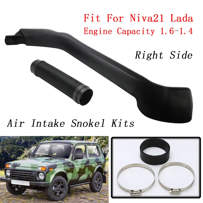 

Auto Snokel Kits Air Intake LLDPE Snorkel Kit Fit For Niva21 Lada Niva Engine Capacity 1.6-1.4 Auto Accessories Car Styling