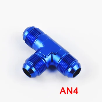 

AN4 6 8 10 T Flare Tee T Piece Adaptor Fittings Male Oil Fuel Fitting Hose End