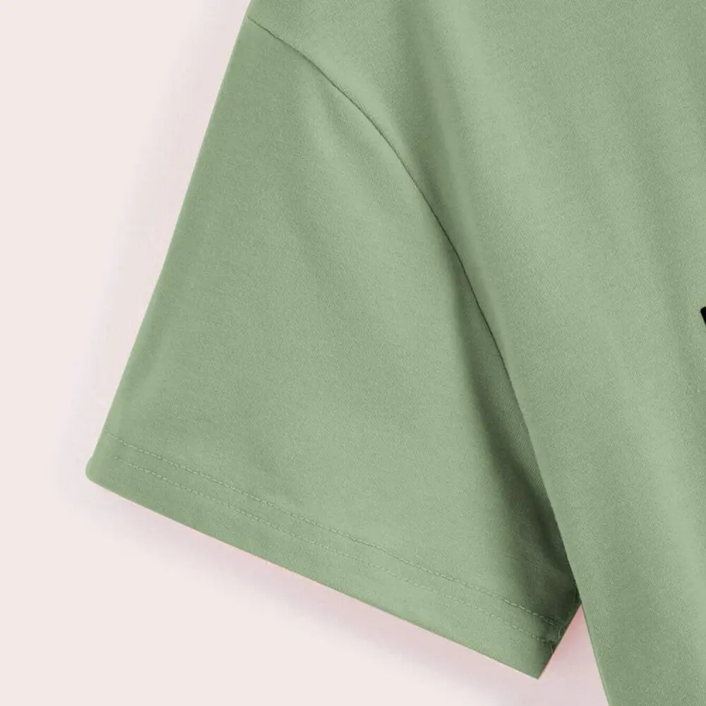 Senior 2021 Womens 100% Cotton Graduation Shirt 유니섹스 신년 재미 있은 컬러 프린트 o 넥 반팔 탑 졸업 선물 티