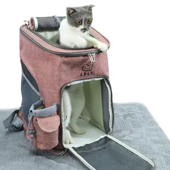 

Small Dog Cat Carriers Backpack Transparent Backpack Chihuahua Pet Cat Carrier Ventilated Travel Pet Backpacks For Cats Dogs