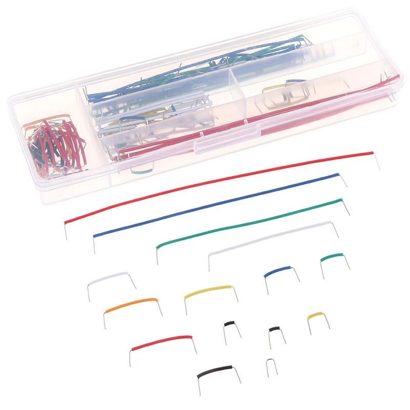 

14kind 10strip = 140pcs U Shape Solderless Breadboard Jumper Cable Wire Kit For PCB Bread Board