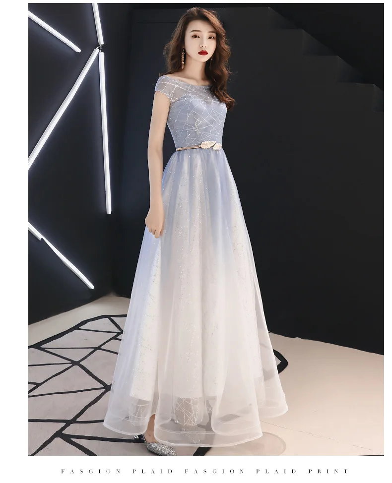 ES2701 элегантные вечерние платья длинное торжественное платье для женщин с коротким рукавом торжественное платье es Вечернее Платье vestidos de fiesta