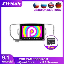 Android 9.1 Car Radio Multimedia Player GPS Navigator For KIA Sportage 4 2016 2017 2018 2019 wifi BT Audio 2Din no DVD head unit