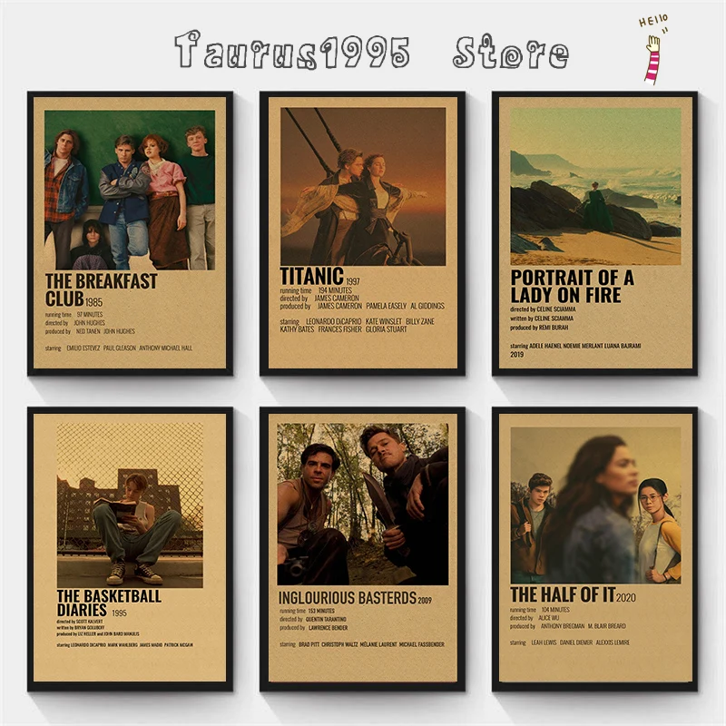 NewRetroClassicmoviepostersimplestyleposterhomedecoration