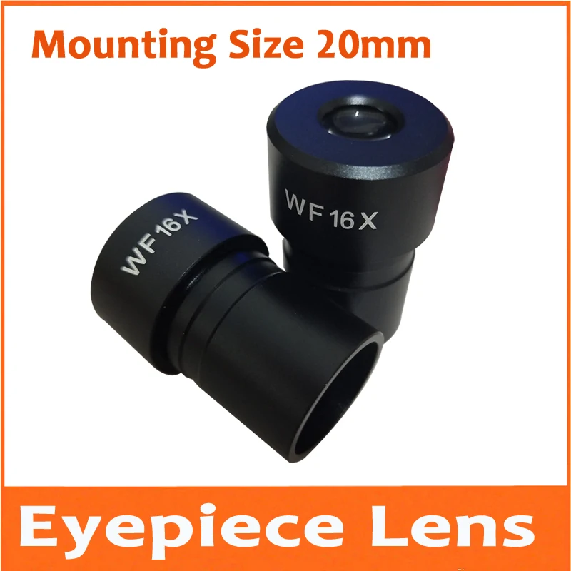 

16X Magnification Small Biological Microscope Eyepiece Lens with Mounting Size 20mm