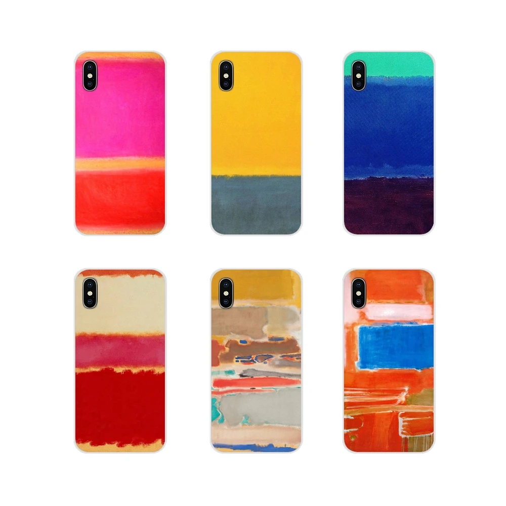 Для Apple IPhone X XR XS 11Pro MAX 4S 5s 5C SE 6S 7 8 Plus ipod touch 5 6 Аксессуары чехлы для телефонов Mark Rothko картины