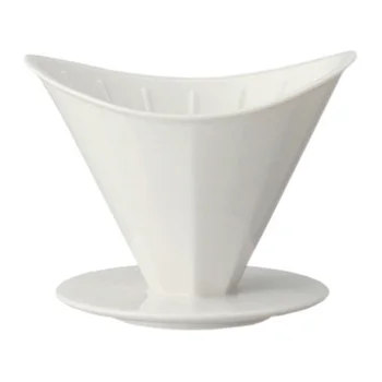 

1PC Coffee Dripper,Ceramic Coffee Filter Cone Porcelain Coffee Maker