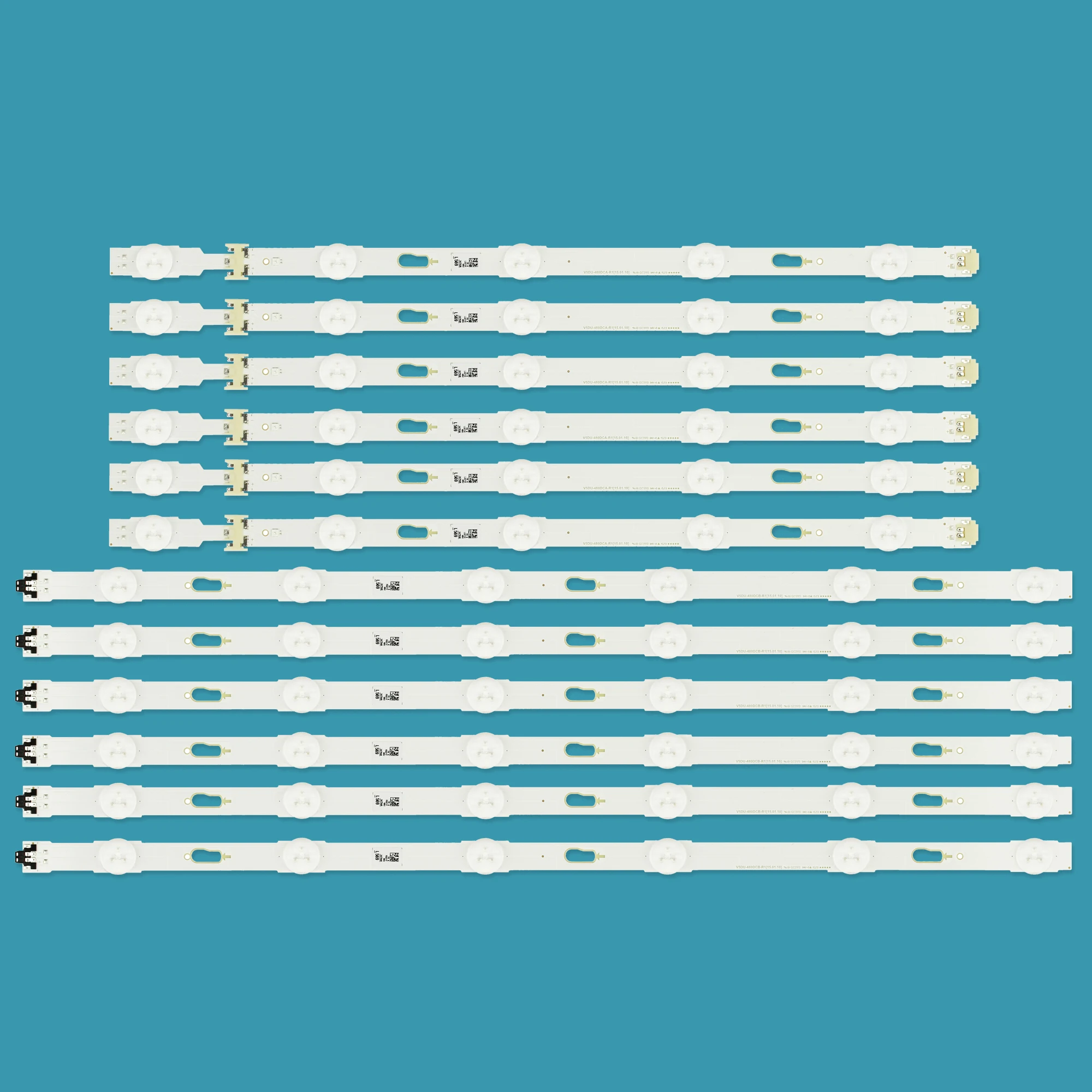 

New Kit 12pcs LED strip for samsung UE48JU6000 BN96-34793A BN96-34794A S_5U75_48_FL_R6 S_5U75_48_FL_L5 LM41-00121G LM41-00121H