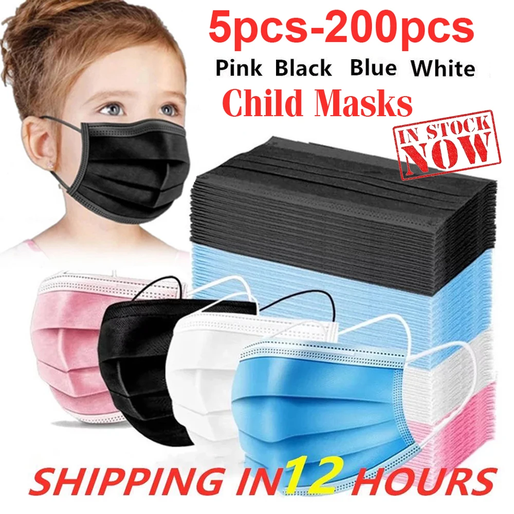 Disposable Kids Face Mask 3 Layer Protection