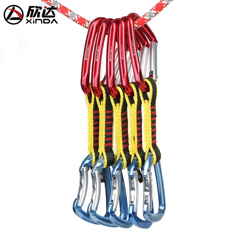 XINDAProfessionalRockClimbingQuickdrawSlingSafetyLockExtenders