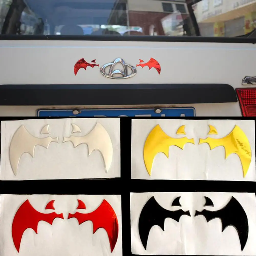 

3D Batman Chrome Stickers Self Metal Multi-Purpose Sticker