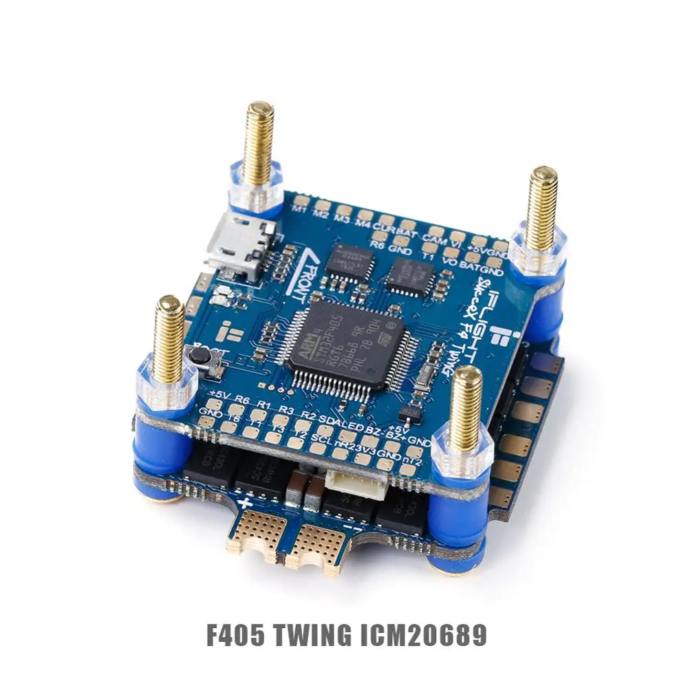 

iFlight SucceX F4 V2.1 TwinG FC /SucceX 50A 2-6s BLHeli 32 Dshot1200 4-in-1 ESC Flight Tower system with Barometer for FPV drone