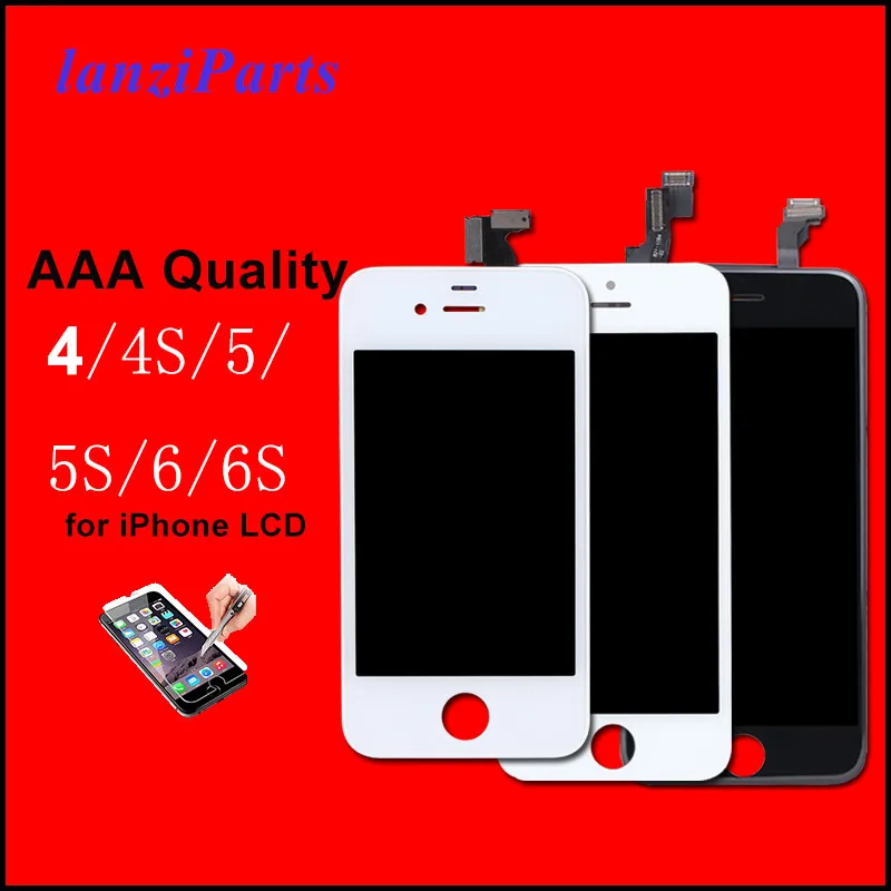 Для iPhone 6 5S 5 4S 4 ЖК дисплей AAA Качество сенсорный экран дигитайзер в сборе Pantalla для
